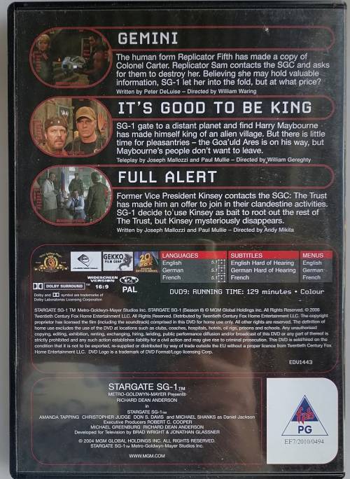 Stargate no 55 dvd