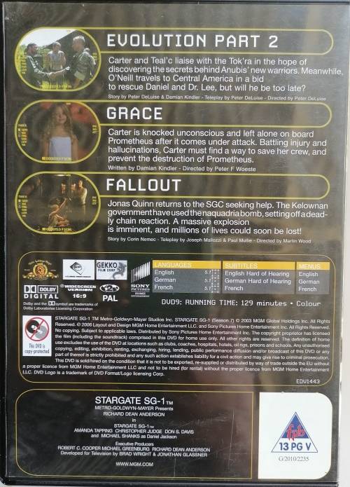 Stargate no 48 dvd