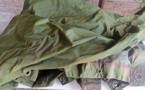 Vintage army poncho
