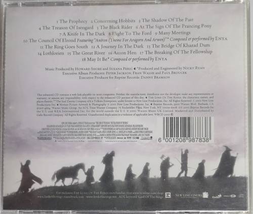 The Lord of the Rings, The fellowship of the ring cd