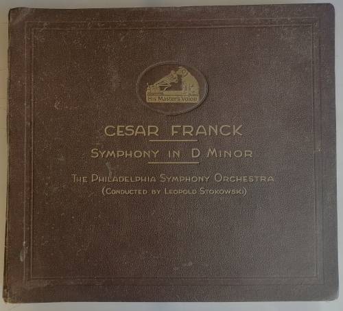 Cesar Franck symphony - His Master`s Voice lps