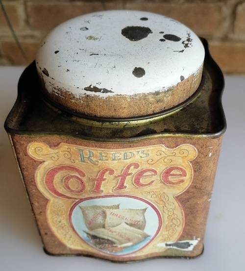 Reed`s coffee tin