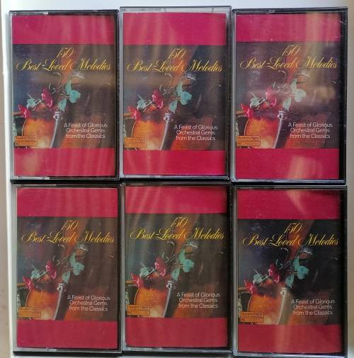 150 Best loved melodies (6 tape box set)