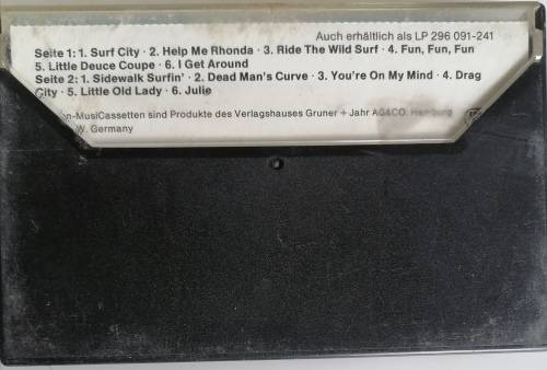 Surf with Jan and Dean tape