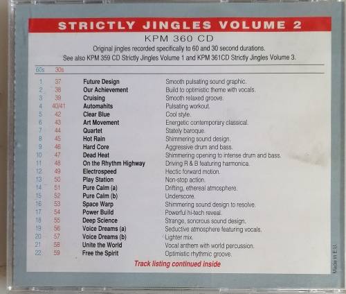 Strictly jingles 2 (cd)