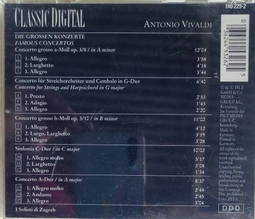 Classic digital: Antonio Vivaldi cd