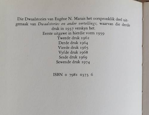 Dwaalstories deur Eugene N Marais