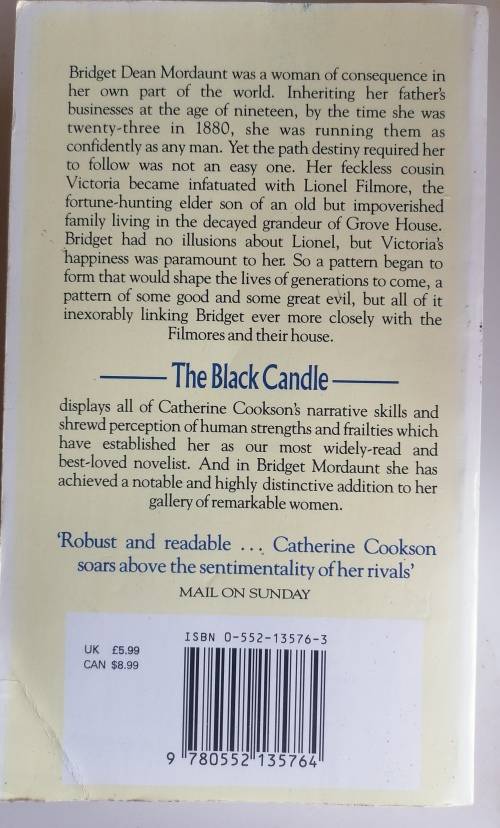 The black candle by Catherine Cookson