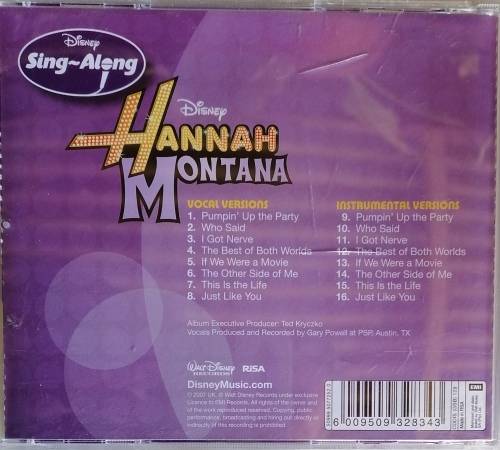Hannah Montana Sing-Along cd