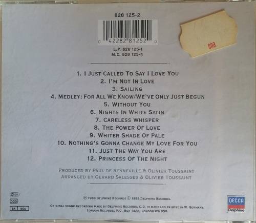 Richard Clayderman - A little night music cd