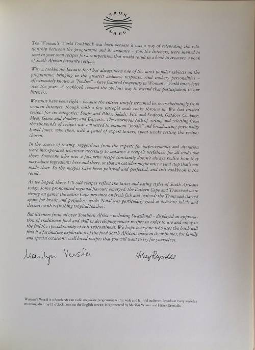 South African favourite recipes