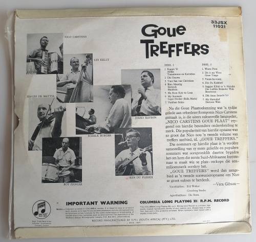 Nico Carstens en sy orkes - Goue treffers lp