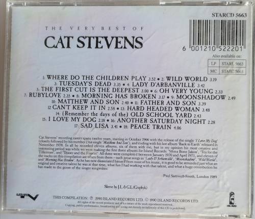 The very best of Cat Stevens cd