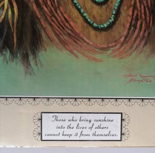 Rare Bill Hampton print/poster