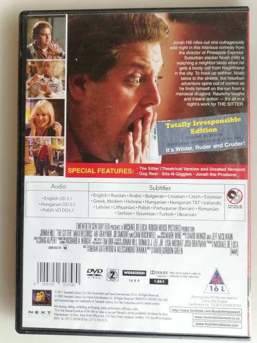 The sitter dvd