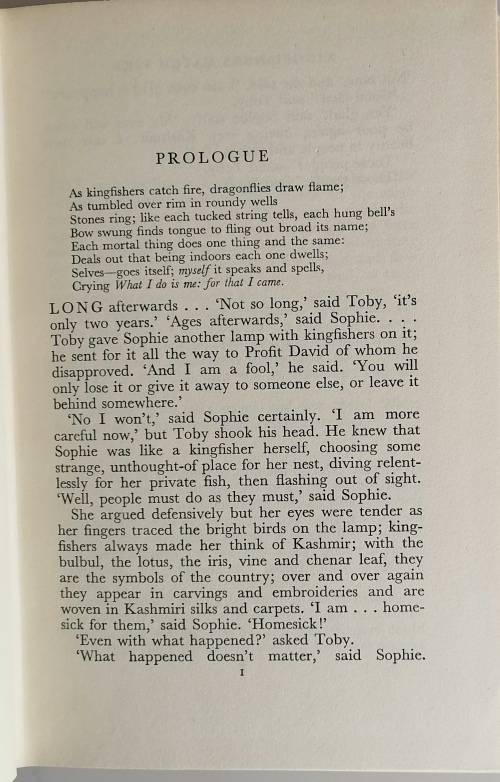 Kingfishers catch fire by Rumer Godden