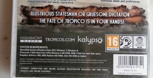 Tropico 5 PC Limited special edition