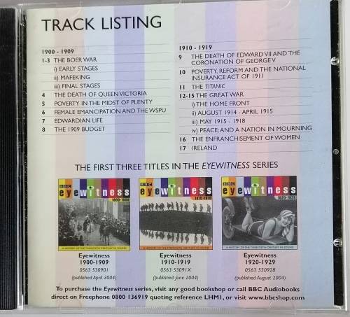 Eyewitness audio cd (1 loose cd)