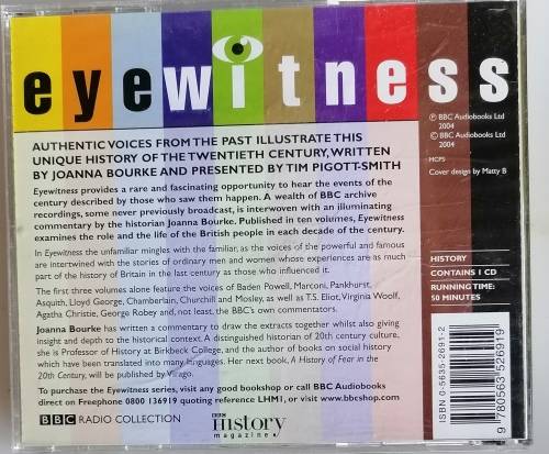 Eyewitness audio cd (1 loose cd)