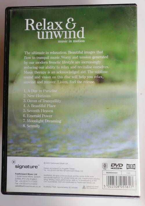 Relax and unwind dvd
