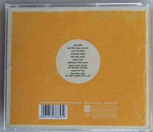 Bruno Mars - Doo-wops and hooligans cd