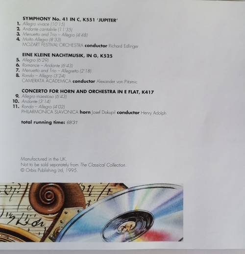 Mozart - Orchestral legends cd