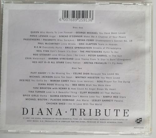 Diana Princess of Wales Tribute 2cd