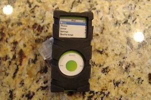 1st/2nd Gen iPod NANO Skin with belt clip Black