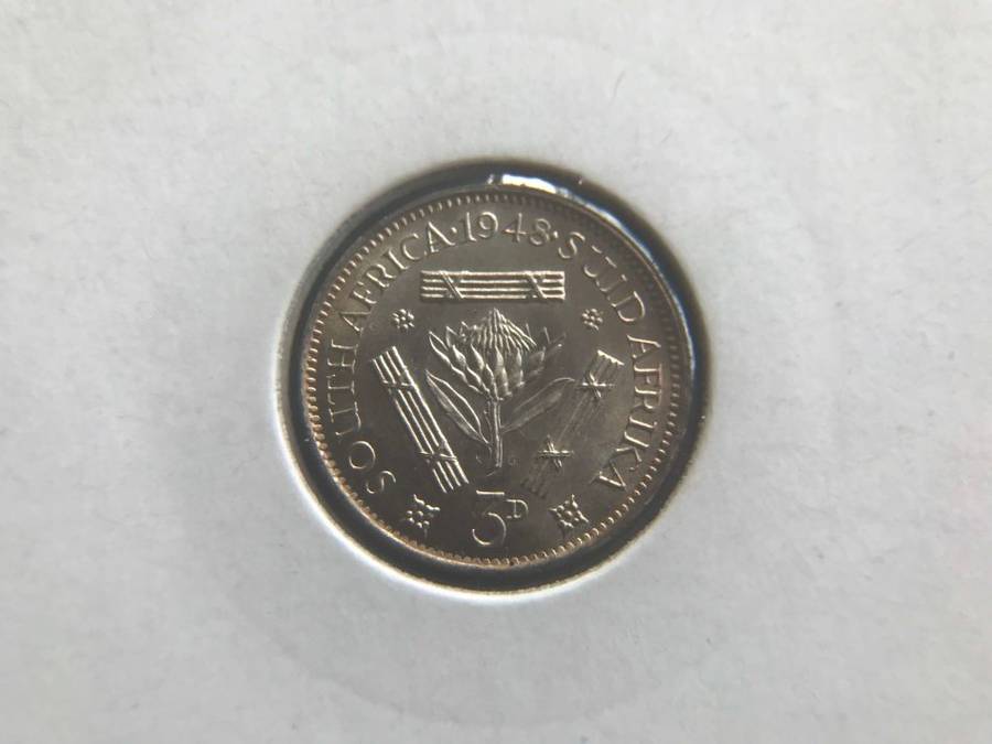 1948 | 3 Pence | 3D | Mint state