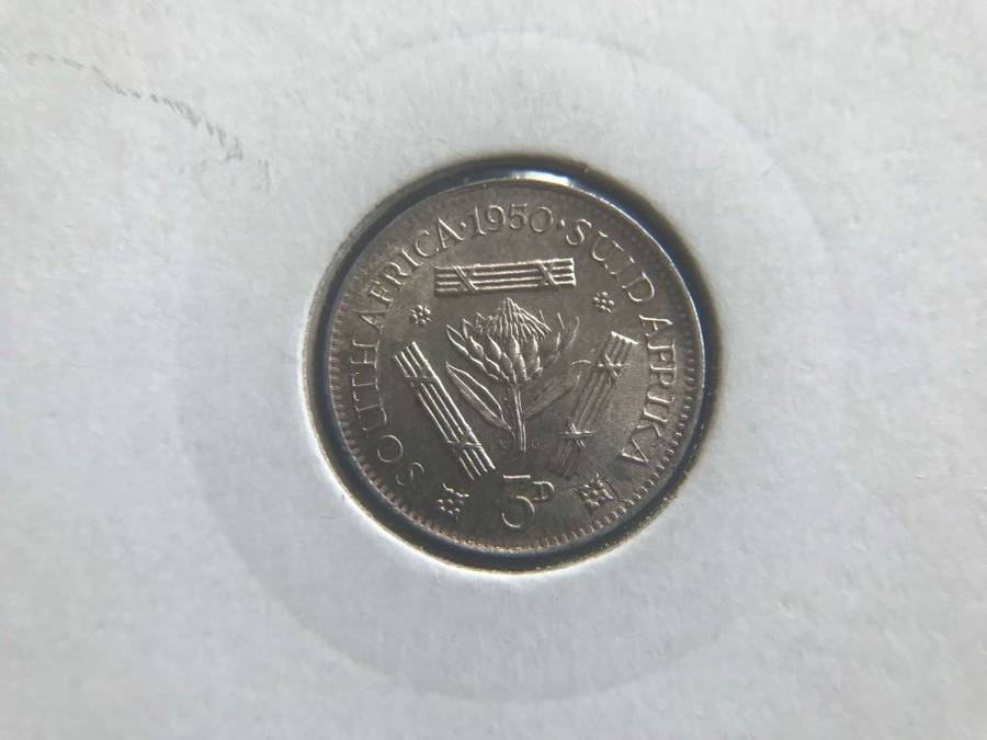 1950 | 3 Pence | 3D | Mint state or close