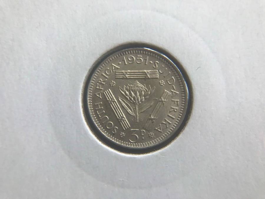 1951 | 3 Pence | 3D | Mint state