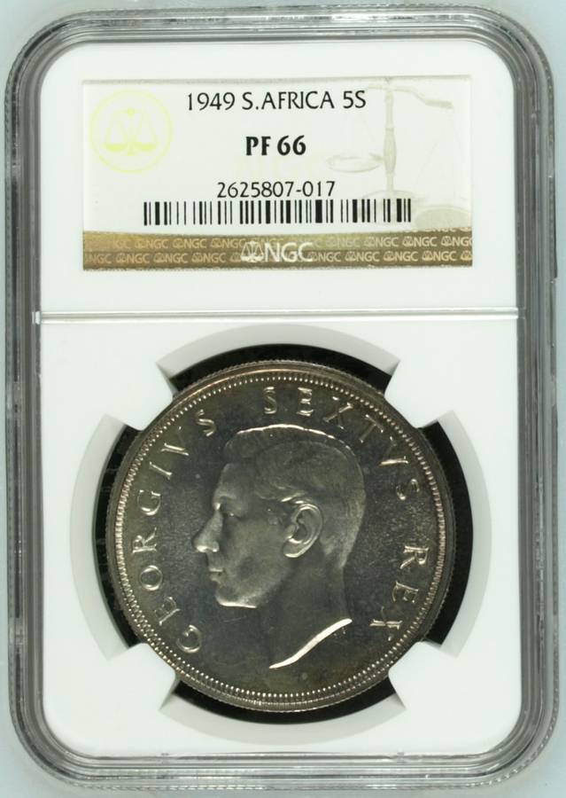 1949 | 5 Shillings | 5S | NGC PF66