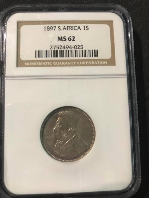 1897 | 1 SHILLING | NGC MS 62