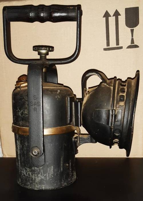 *Reduced*South African Railways Carbide Lamp. In excellent used condition.