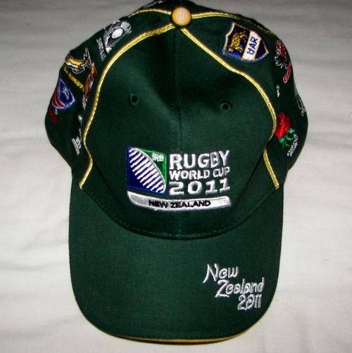 RUGBY WORLD CUP 2011~NEW ZEALAND~CAP~BRAND NEW OUT THE BOX~WITH LABEL
