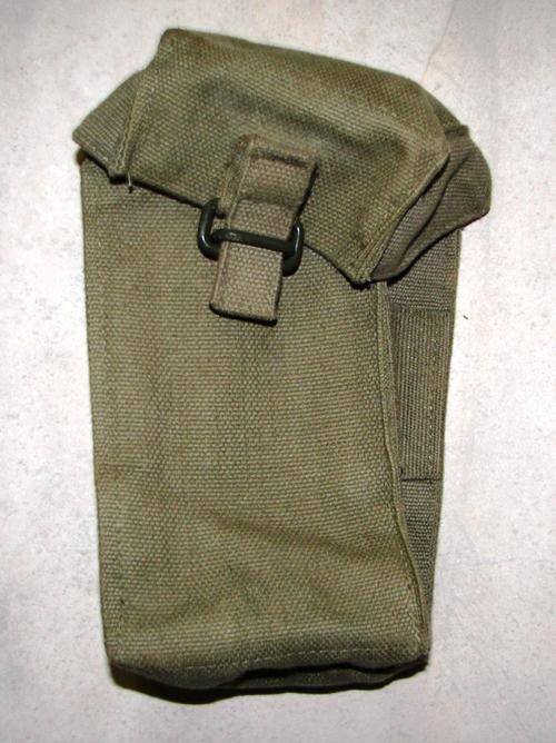 SADF~WEBBING~R4 MAG POUCH~PATTERN 77~1970'S~EXELENT CONDITION