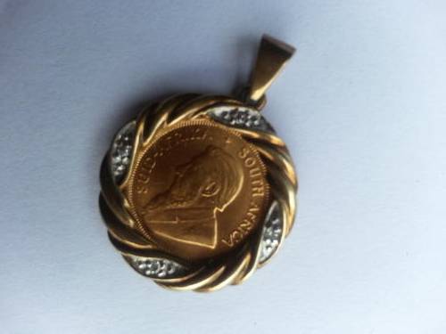 1/10 Kruger Rand Ladies pendant