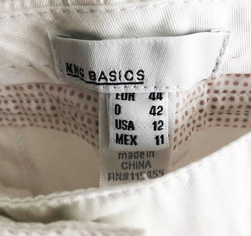 White Cotton Shorts, Mango