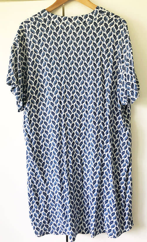 H&M Blue and White Dress