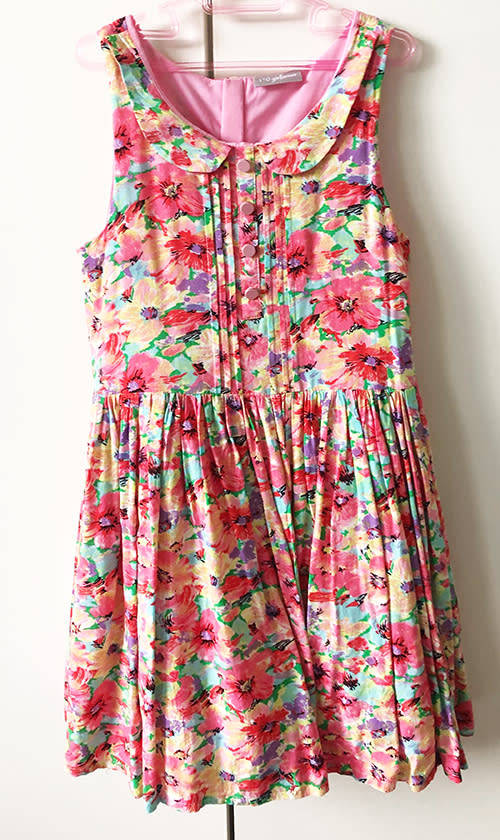 Pretty Floral Dress with Underskirts Age 9