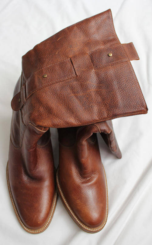 Lovely Brown Leather Boots - Ladies Size UK7
