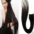 Heat resistant black hair extensions