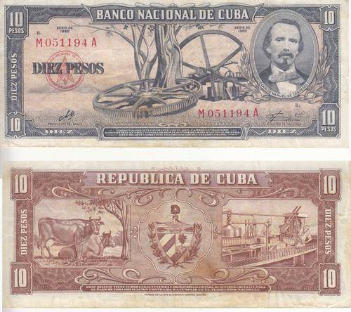 CUBA 10 PESOS CHE GUEVARA SIGNATURE VF.