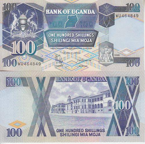 UGANDA 100 SHILLING 1996 P 31 UNC