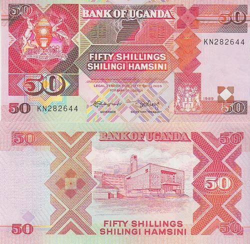 UGANDA 50 SHILLING 1998 P 30 UNC