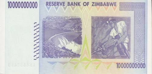 ZIMBABWE 10 BILLION DOLLARS - 2008 - P85 UNC zimbabwe