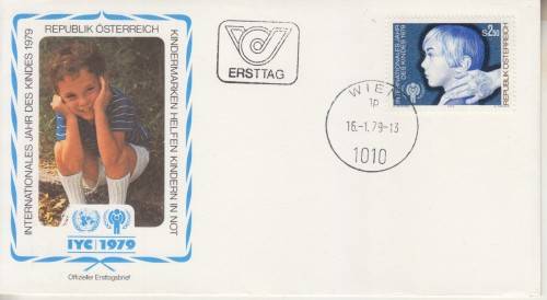 BEAUTIFUL FDC - 1979 INTERNATIONAL YEAR OF THE CHILD - AUSTRIA
