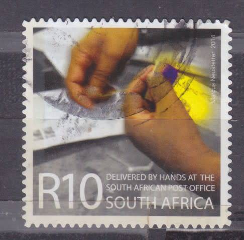 SOUTH AFRICA USED STAMP SACC2273 - 2014 WORLD POST DAY