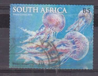 SOUTH AFRICA USED STAMPS - 2015 Marine Life - Jellyfish of South Africa