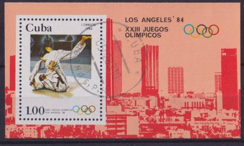 CUBA MINISHEET - 1983 Olympic Games - Los Angeles `84, USA